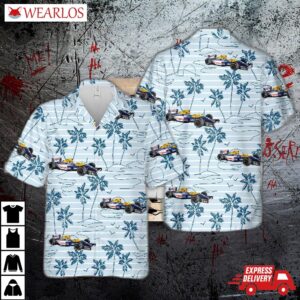 1992 Williams Fw14b Renault Hawaiian Shirt