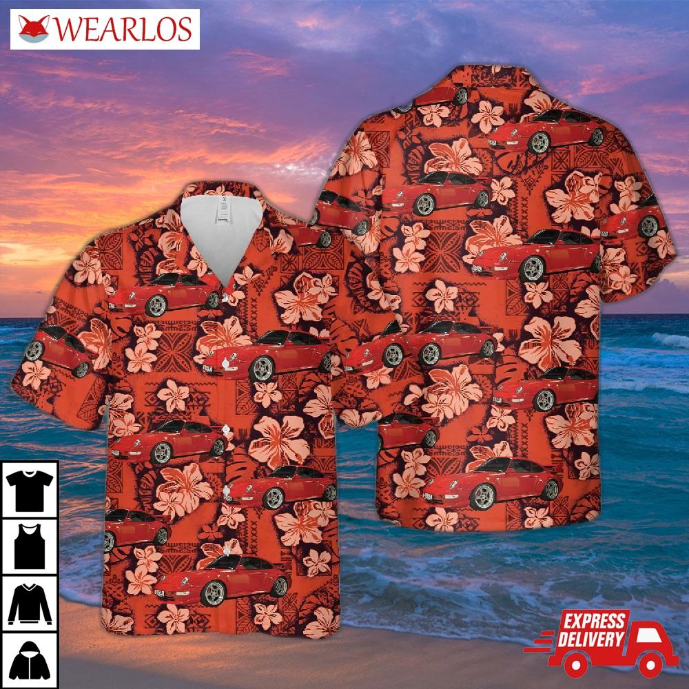 1996 Porsche 911 Gt2 Hawaiian Shirt