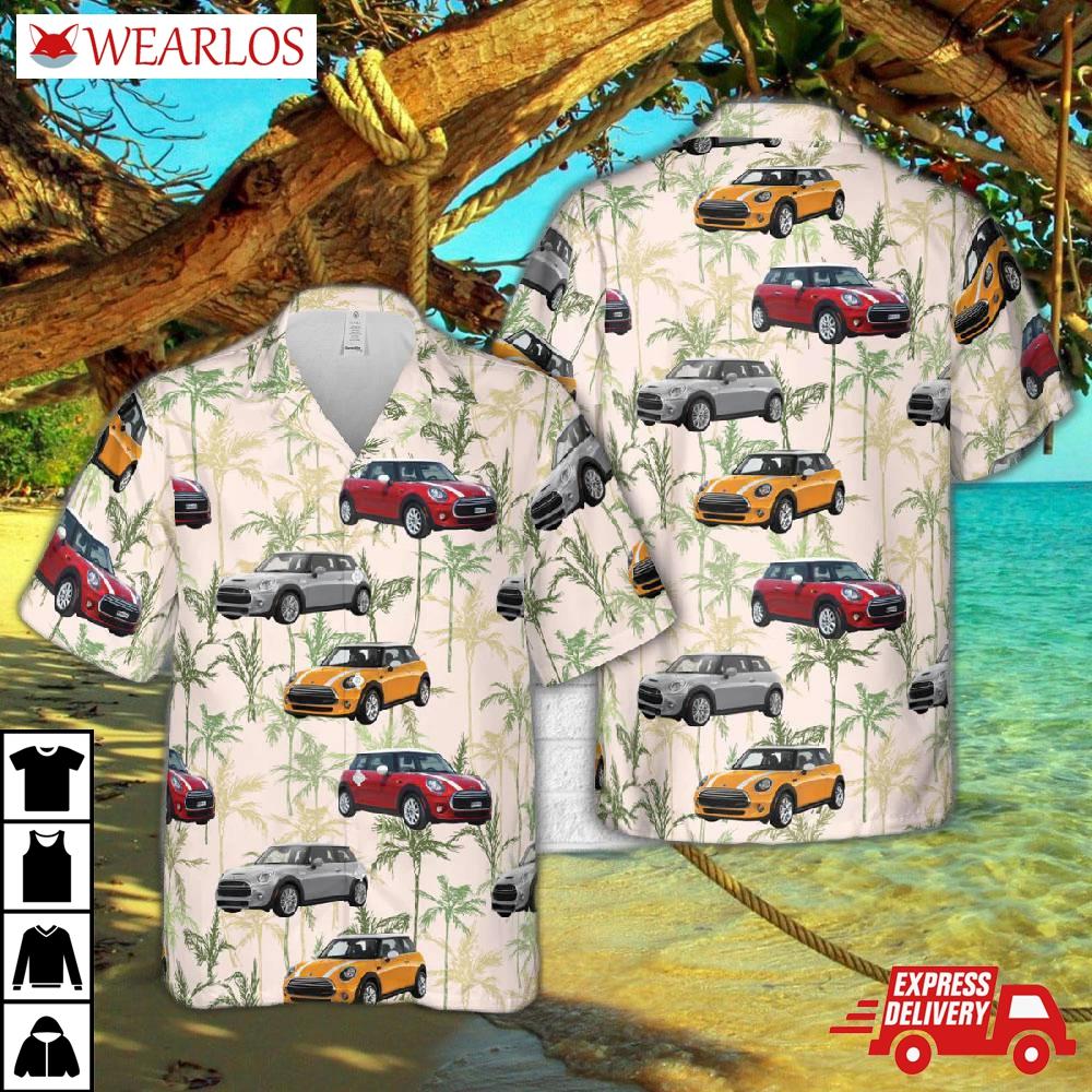 2014 Mini Cooper Hardtop Hawaiian Shirt