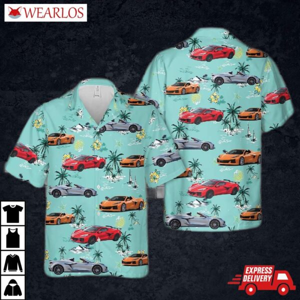 2023 Corvette Z06 Hawaiian Shirt