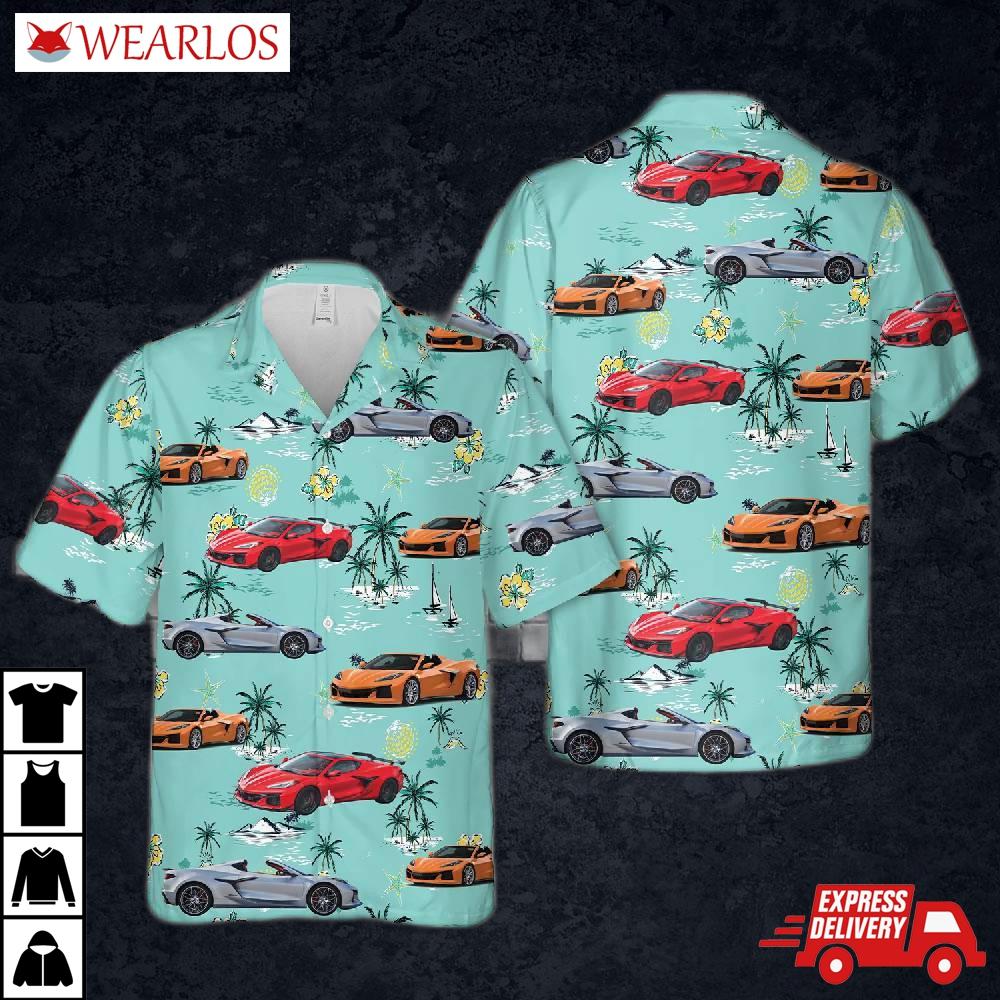 2023 Corvette Z06 Hawaiian Shirt