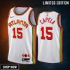 -23 Atlanta Hawks Clint Capela 15 White Association Edition Jersey