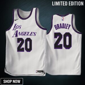 -23 Los Angeles Lakers Avery Bradley 20 White City Edition Jersey - Men