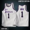 -23 Los Angeles Lakers Trevor Ariza 1 White City Edition Jersey - Men