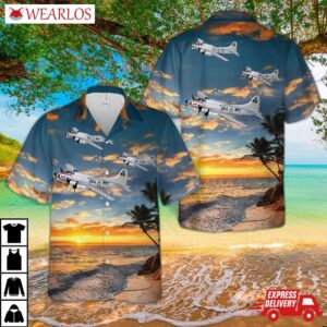 359th Bomb Squadron, 303rd Group "duchess" Daughter B-17g Wwii Hawaiian Shirt