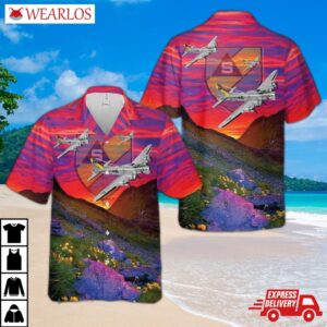 401st Bomb Group Champaign Lady B-17g Wwii Hawaiian Shirt