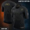 Aaron Jones Green Bay Packers 2020 Salute To Service Limited Jersey - Black