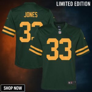 Aaron Jones Green Bay Packers Alternate Game Player Jersey - Nfl