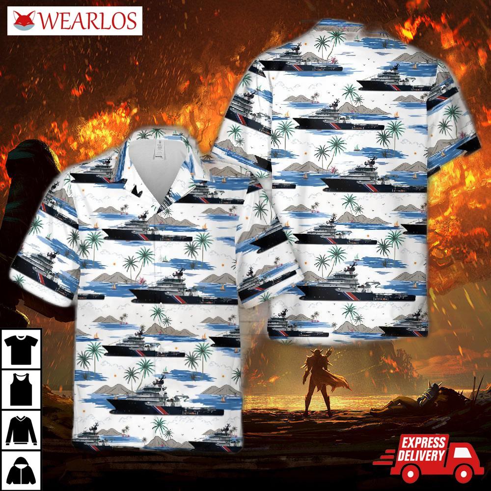 Abeille Bourbon Tugboat Hawaiian Shirt