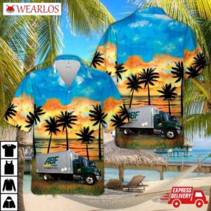 Abf Freight Hino 268 Hawaiian Shirt