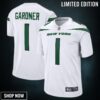 Ahmad Sauce Gardner 1 New York Jets Draft First Round Pick Game Jersey In White