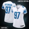 Aidan Hutchinson Detroit Lions Womens 2022 Nfl Draft First Round Pick Game Jersey - White