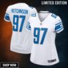 Aidan Hutchinson Detroit Lions Womens Nfl Draft First Round Pick Game Jersey - White