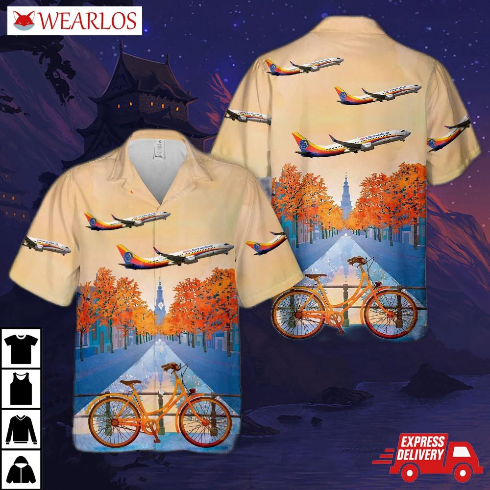 Air Jamaica 737-800 Hawaiian Shirt