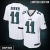 Aj Brown Philadelphia Eagles Game Jersey White Nfl
