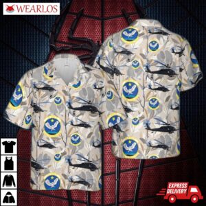 Alaska Air National Guard 176th Wing 210th Rescue Squadron Hh-60g Pave Hawk Hawaiian Shirt