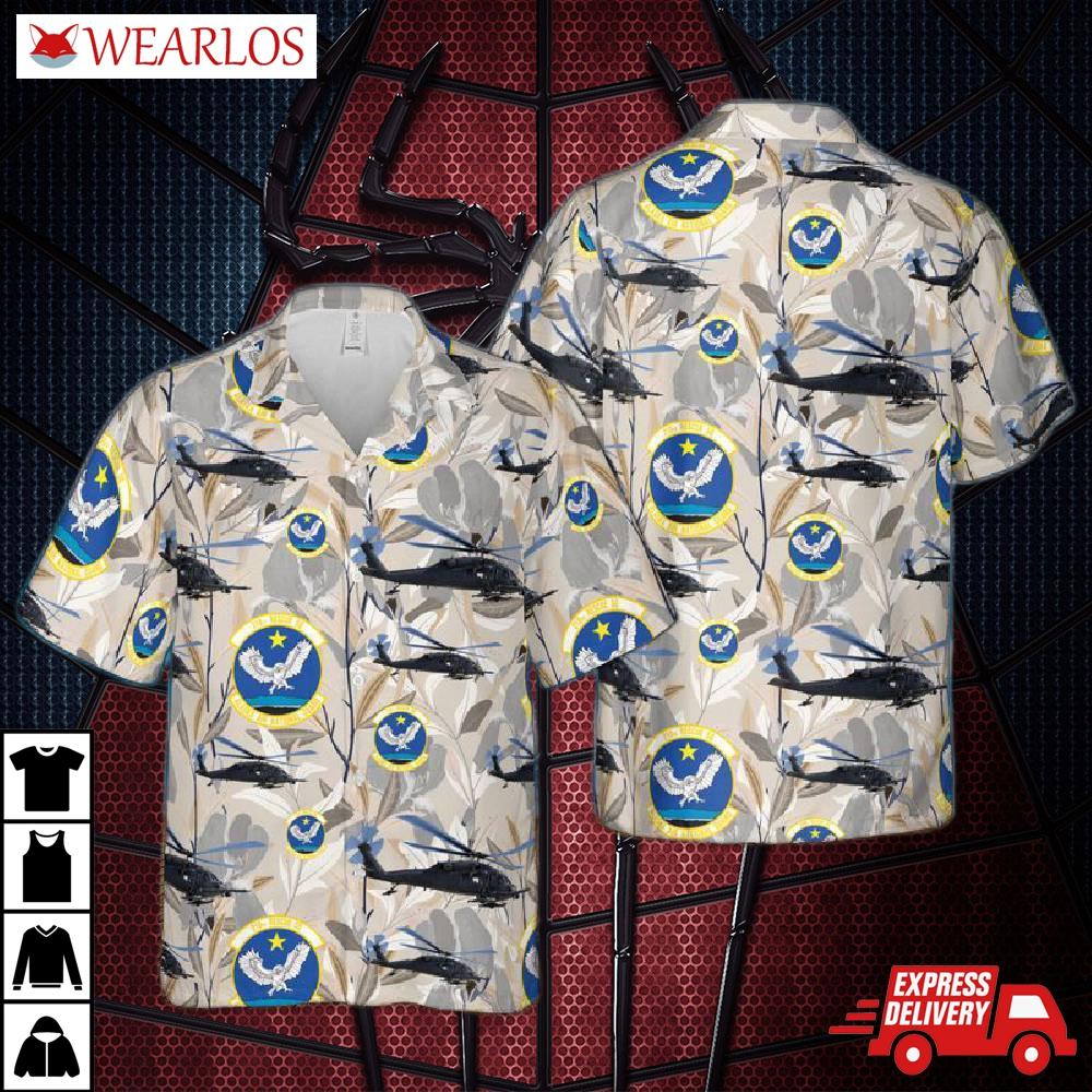 Alaska Air National Guard 176th Wing 210th Rescue Squadron Hh-60g Pave Hawk Hawaiian Shirt