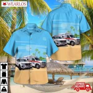 Albany County New York Guilderland Ems Hawaiian Shirt