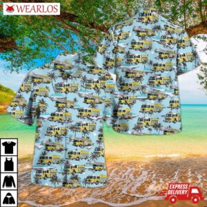 Albany County New York Guilderland Fire Department Hawaiian Shirt
