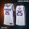 Alex Len 25 Sacramento Kings White Men Jersey -23 Association Edition Swingman
