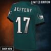 Alshon Jeffery Philadelphia Eagles Nfl Pro Line Womens Player Jersey - Midnight Green