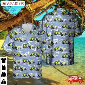 An Garda Siochana Irish Police Car Hawaiian Shirt