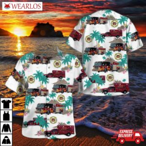 Anchorage Middletown Fire & Ems Hawaiian Shirt