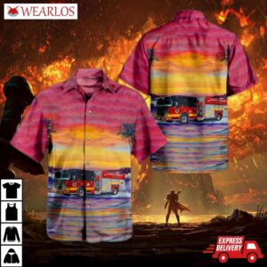 Anchorage Middletown Fire & Ems Hawaiian Shirt