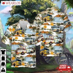 Anne Arundel County Fire Department Hawaiian Shirt
