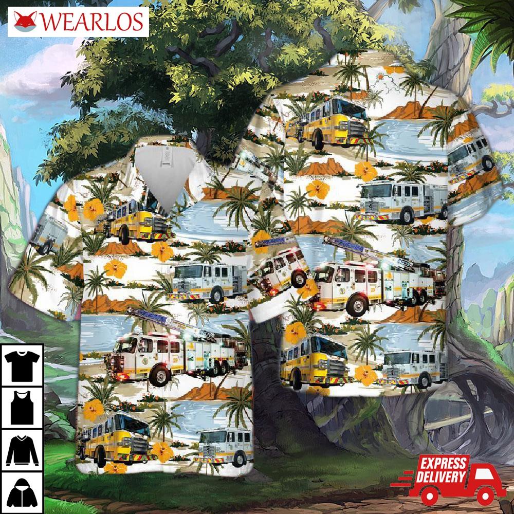 Anne Arundel County Fire Department Hawaiian Shirt