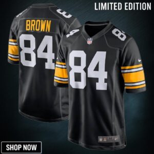 Antonio Brown Pittsburgh Steelers Nike Alternate Game Jersey - Black