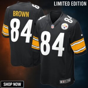 Antonio Brown Pittsburgh Steelers Nike Game Jersey - Black