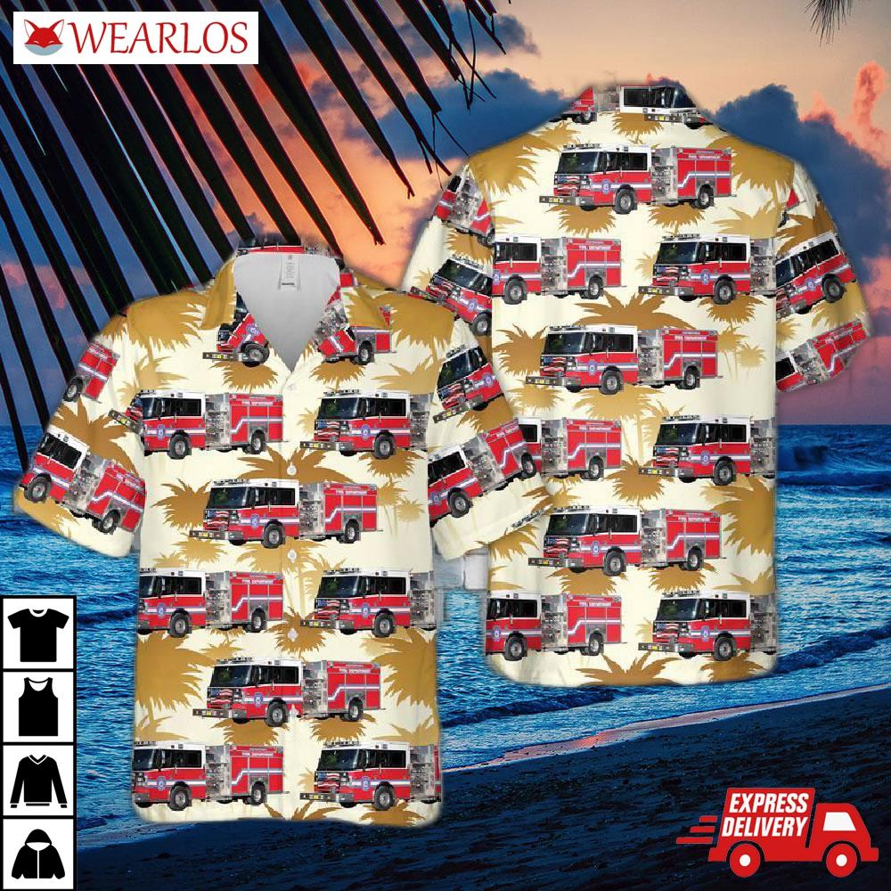 Apopka Florida Fire Department Hawaiian Shirt