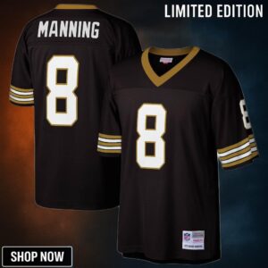 Archie Manning New Orleans Saints Mitchell & Ness Legacy Replica Jersey - Black Nfl