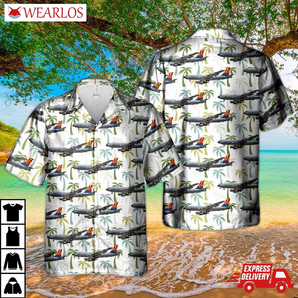Arizona Air National Guard 161st Refueling Wing Boeing Kc-135r Stratotanker (717-148) Hawaiian Shirt