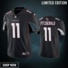 Arizona Cardinals Larry Fitzgerald Black Vapor Untouchable Limited Jersey
