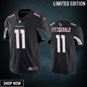 Arizona Cardinals Larry Fitzgerald Black Vapor Untouchable Limited Jersey