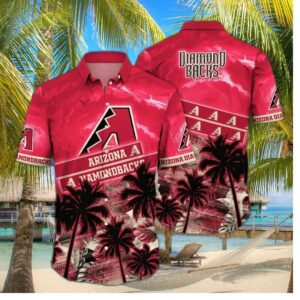 Arizona Diamondbacks Cactus Sunset Hawaiian Shirt