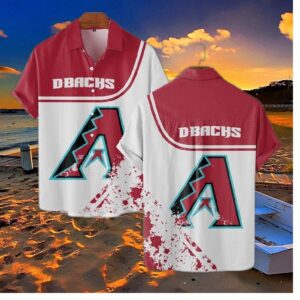 Arizona Diamondbacks Cactus Wave Hawaiian Shirt