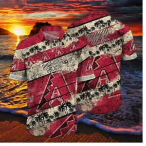 Arizona Diamondbacks Desert Blaze Hawaiian Shirt