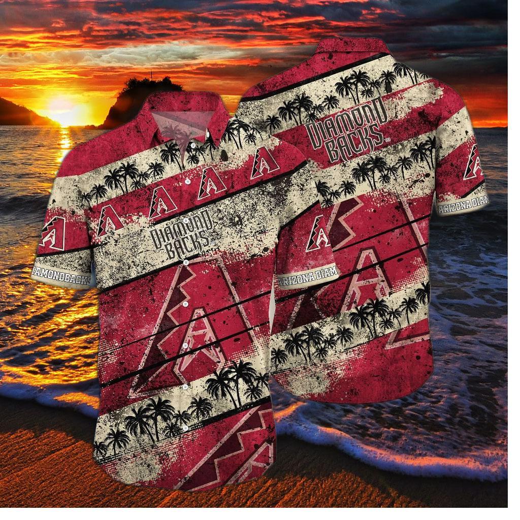 Arizona Diamondbacks Desert Blaze Hawaiian Shirt