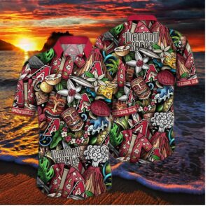Arizona Diamondbacks Oasis Breeze Hawaiian Shirt