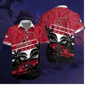 Arizona Diamondbacks Sunset Horizon Hawaiian Shirt