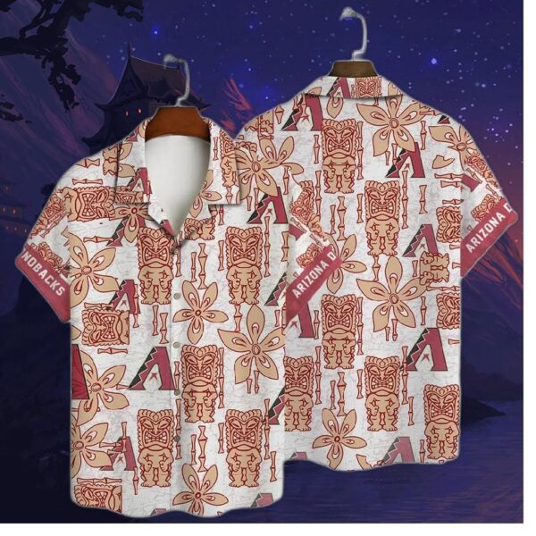 Arizona Diamondbacks Twilight Cactus Hawaiian Shirt