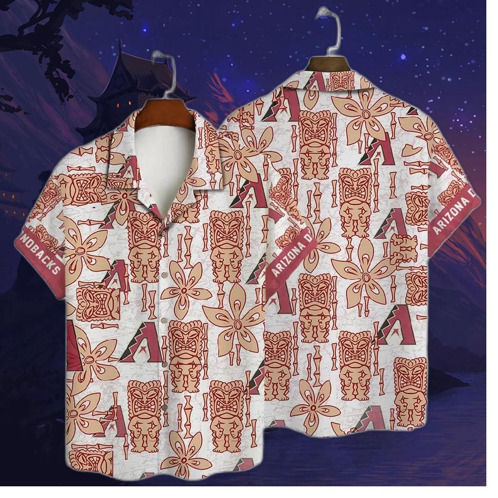 Arizona Diamondbacks Twilight Cactus Hawaiian Shirt