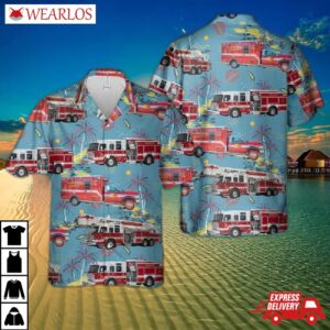 Arizona Tucson Fire Department Paramedic Hawaiian Shirt