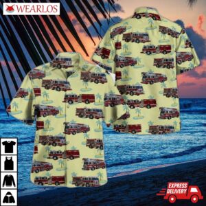 Arlington County Fire Department Virginia Hawaiian Shirt