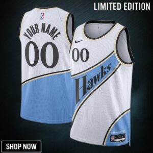 Atlanta Hawks Nike City Edition Swingman Jersey - Custom Unisex