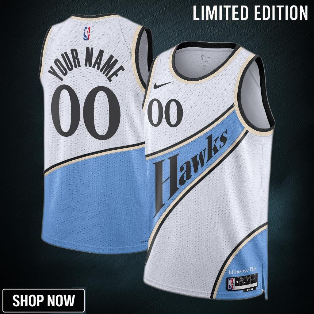 Atlanta Hawks Nike City Edition Swingman Jersey - Custom Unisex