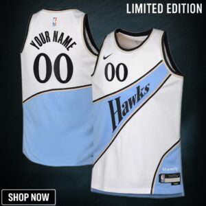 Atlanta Hawks Nike City Edition Swingman Jersey - Custom Youth